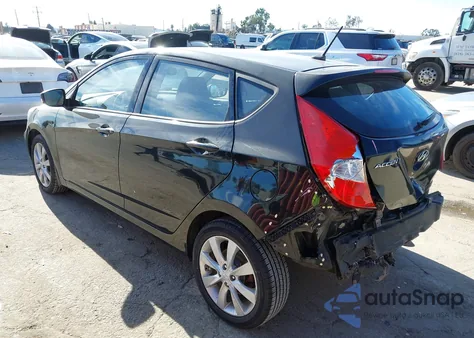 2013 Hyundai Accent Se из США, поврежденный, VIN KMHCU5AE1DU119131